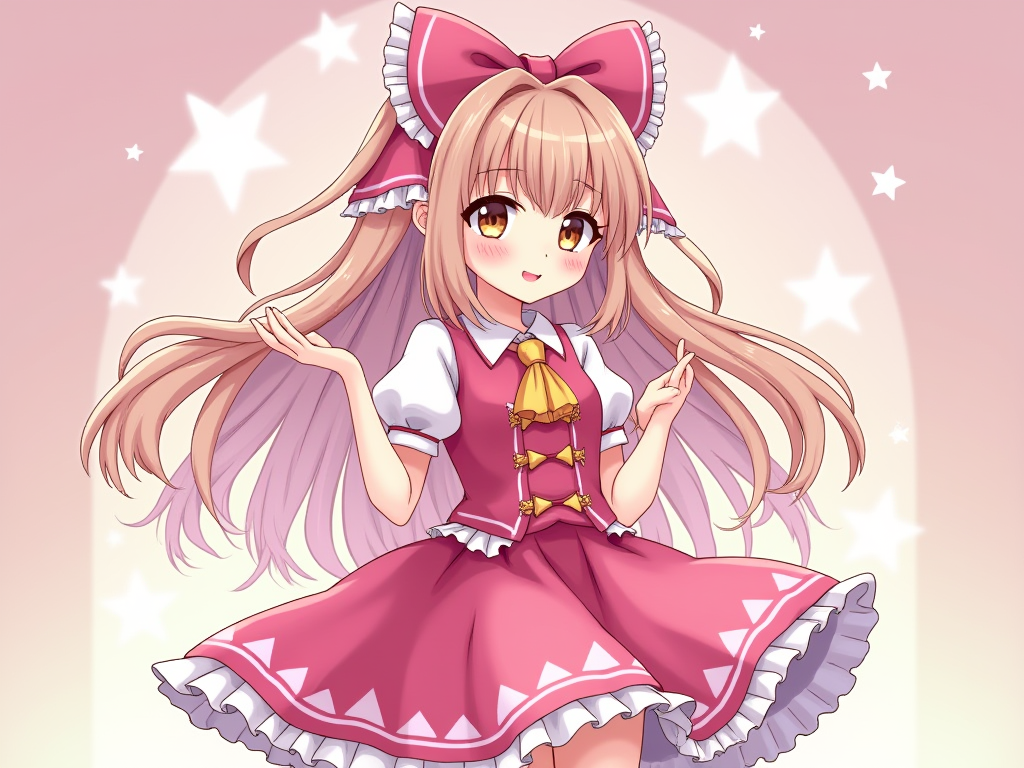 Loli Girl in Magical Girl Outfit