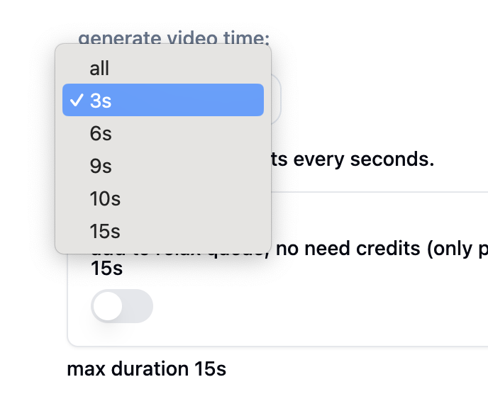 Select Video Time